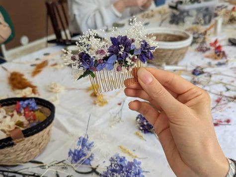 Privatisation Peigne fleuri Mes Ateliers DIY