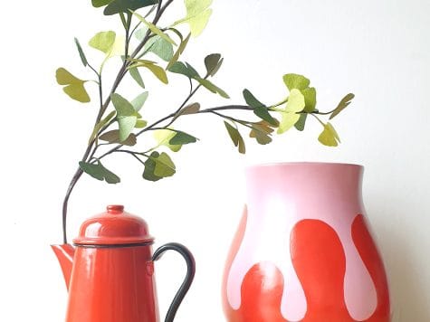 Kit DIY 2 branches de ginkgo en papier népalais