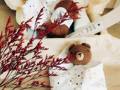 Kit crochet débutant doudou ours
