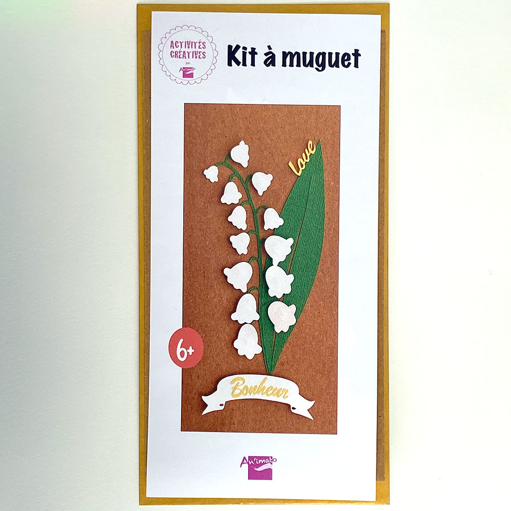 Carte brin de muguet porte-bonheur en papier - Mes Ateliers DIY