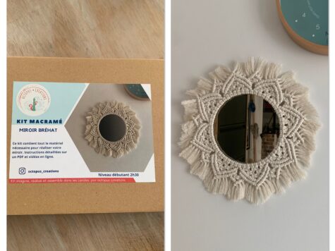 Kit Macramé Miroir Bréhat