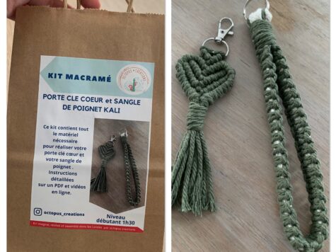 Kit Macramé porte clé/sangle Kali