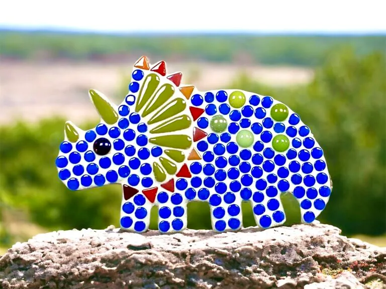 Kit Mosaique Dinosaure Tricératops