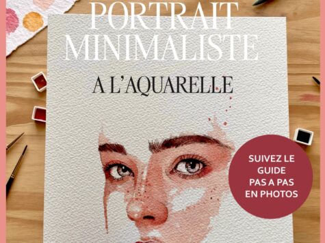 Peindre un portrait à l’aquarelle – Modèle CLARISSE