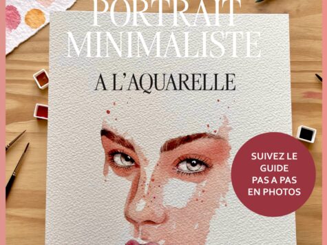 Peindre un portrait à l’aquarelle – Modèle SIMONE