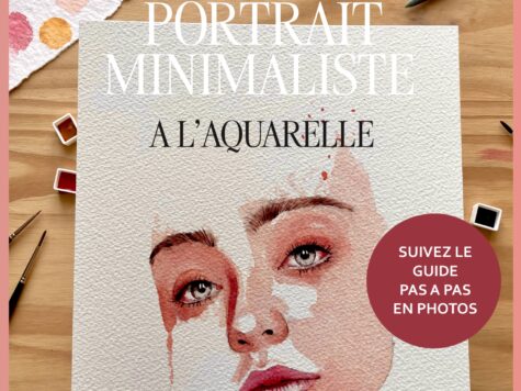 Peindre un portrait à l’aquarelle – Modèle NICOLE