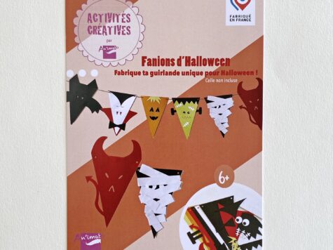 Kit Fanions d’Halloween en papier – à coller