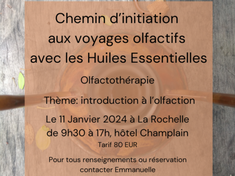 Chemin d’initiation  aux voyages olfactifs  avec les Huiles Essentielles