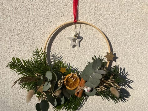 Couronne de Noël scandinave