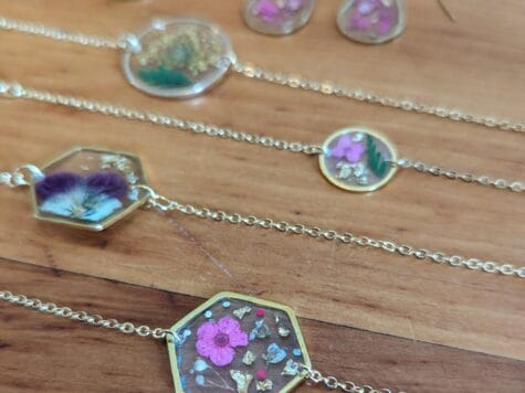 Privatisation atelier bijou en résine UV