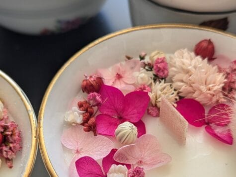 Privatisation Bougies fleuries parfumées