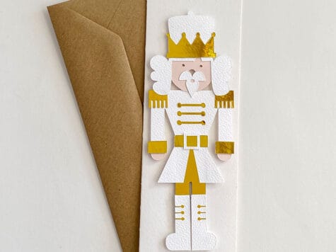 Kit DIY carte à coller avec un casse-noisette