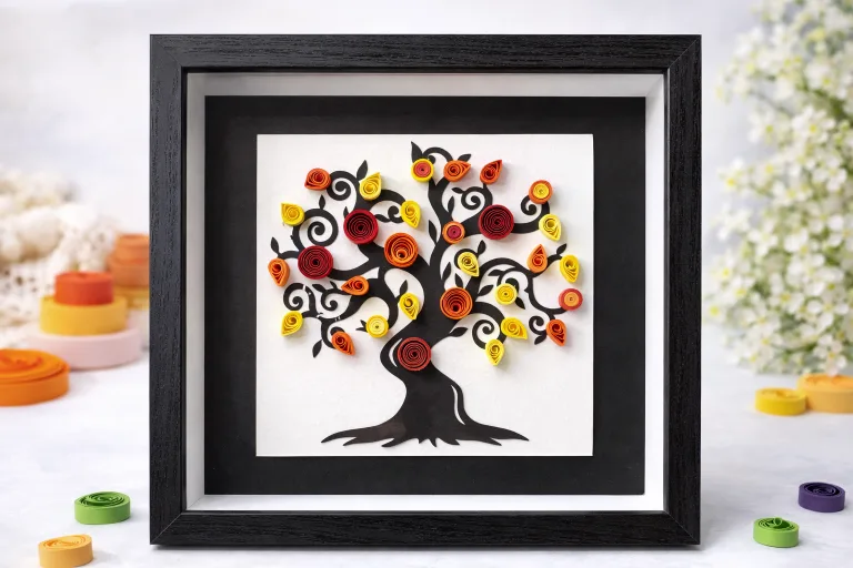 Kit DIY création en quilling arbre de vie