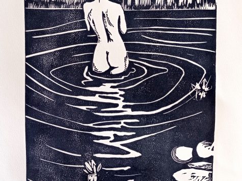 Linogravure libre