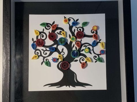 Kit DIY création en quilling arbre de vie