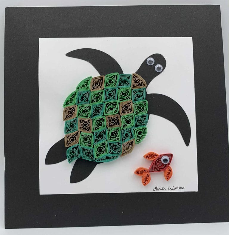 Ma tortue en papier