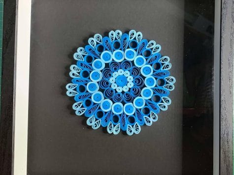 Kit DIY création en quilling mandala