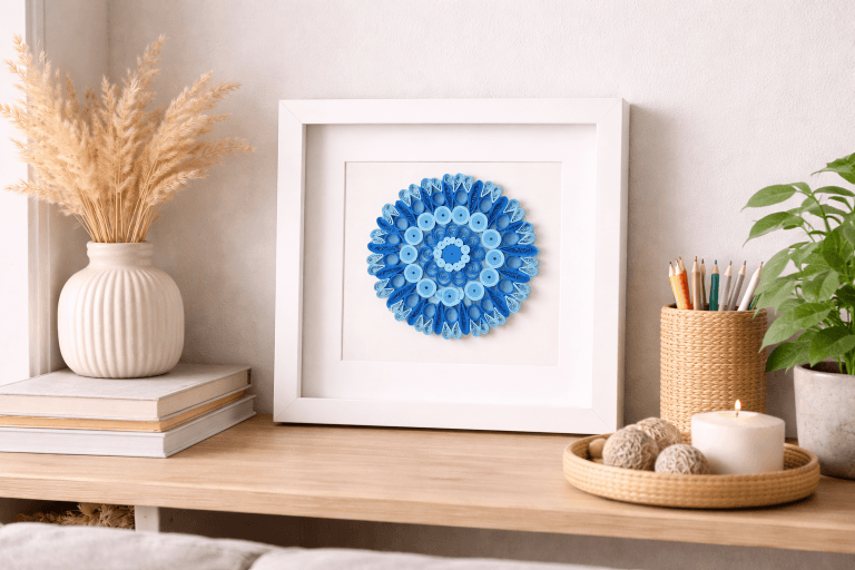 Kit DIY création en quilling mandala