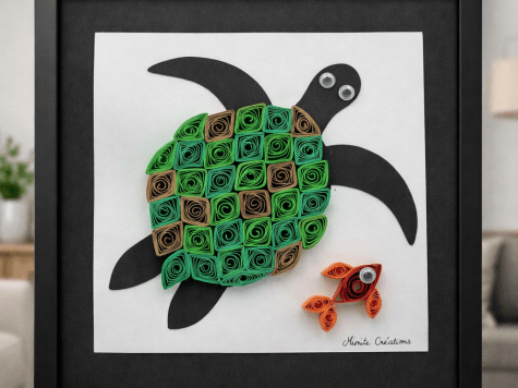 Ma tortue en papier