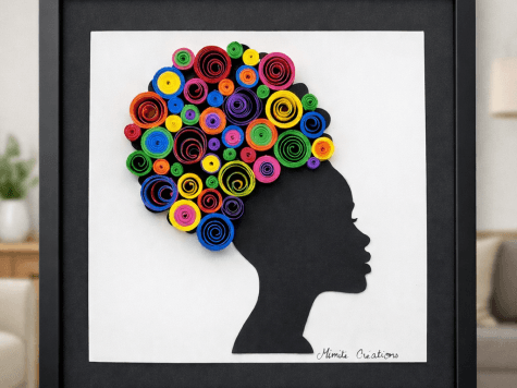 Silhouette en spirales