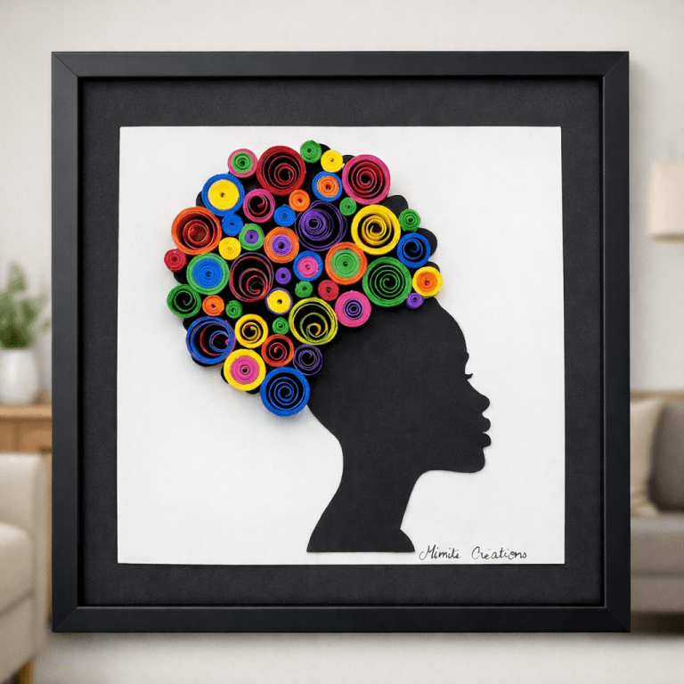 Silhouette en spirales