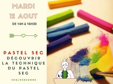 Découverte de la technique du pastel sec