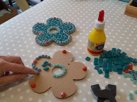 Kit de Mosaique – Fleur – dessous de verre