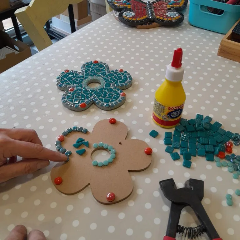 Kit de Mosaique – Fleur – dessous de verre