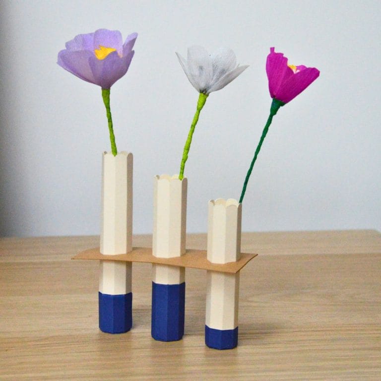 Kit soliflores en papier et ses fleurs à créer