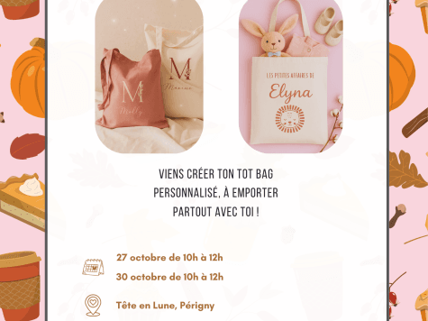 Stage couture enfants, l’indispensable Tot Bag