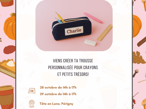 Stage couture enfants, vacances de la Toussaint
