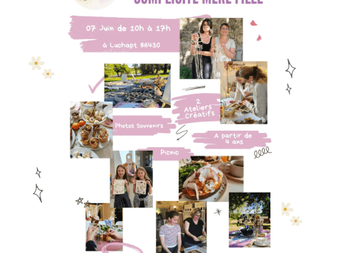 Journée créative complicité Mère Fille