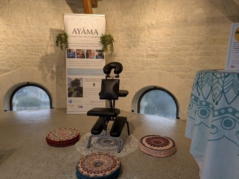 Salon Cocottes & Créateurs : Massage Amma Assis