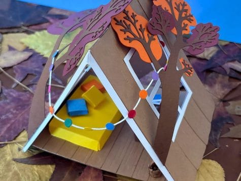 Kit créatif en papier – Cabane miniature