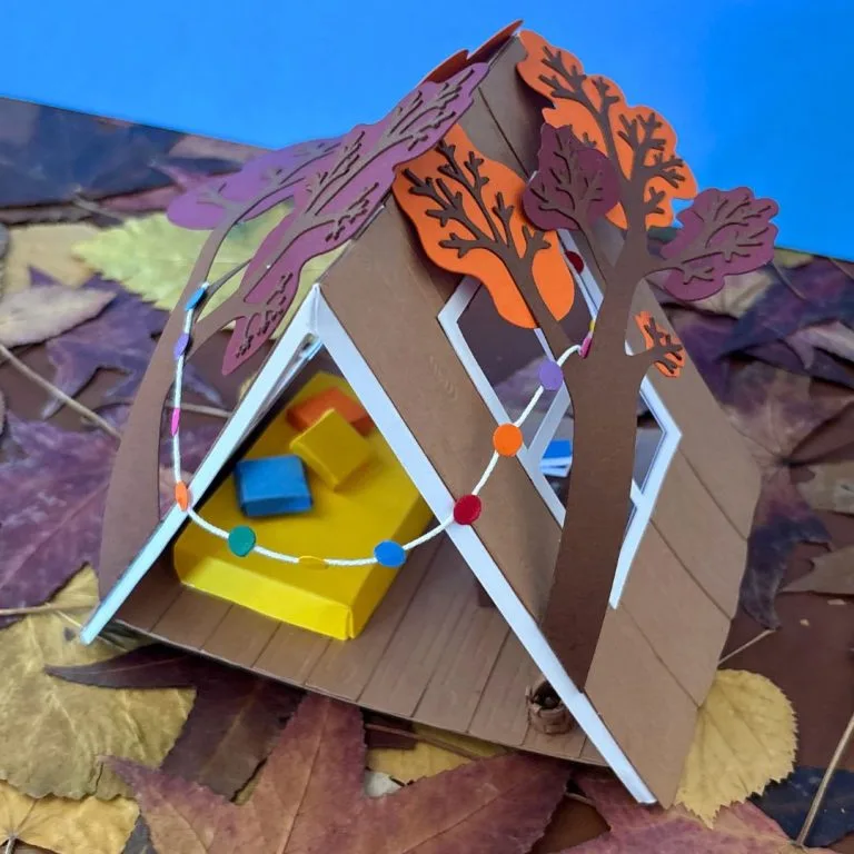 Kit créatif en papier – Cabane miniature