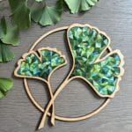 kit de mosaique feuilles de gingko