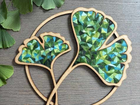 Kit Mosaique Feuilles de Gingko