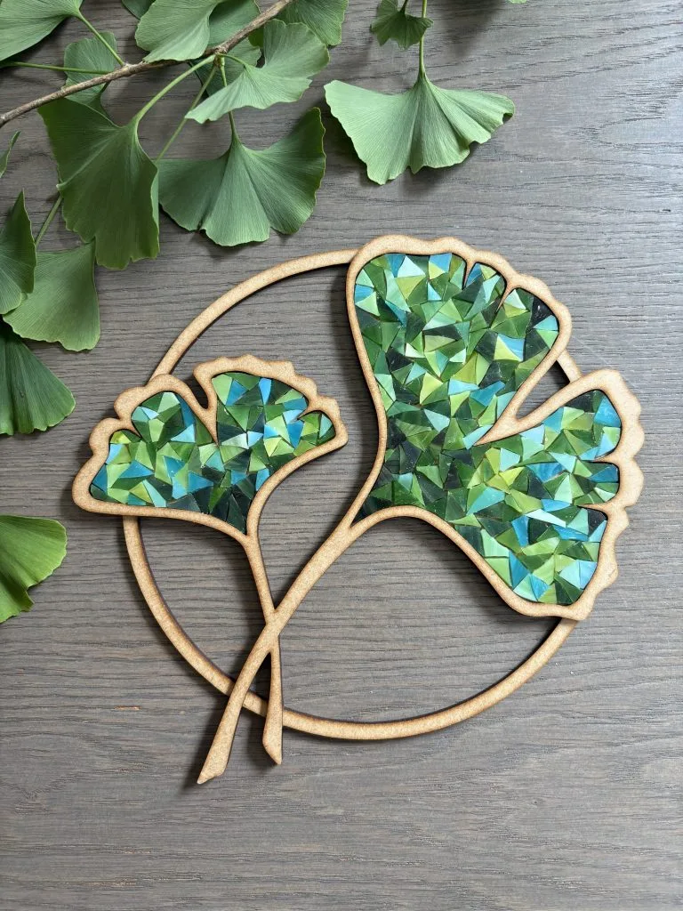 Kit Mosaique Feuilles de Gingko