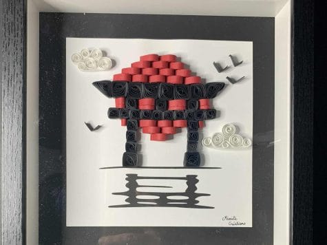 Kit DIY creation en quilling  Japon torii