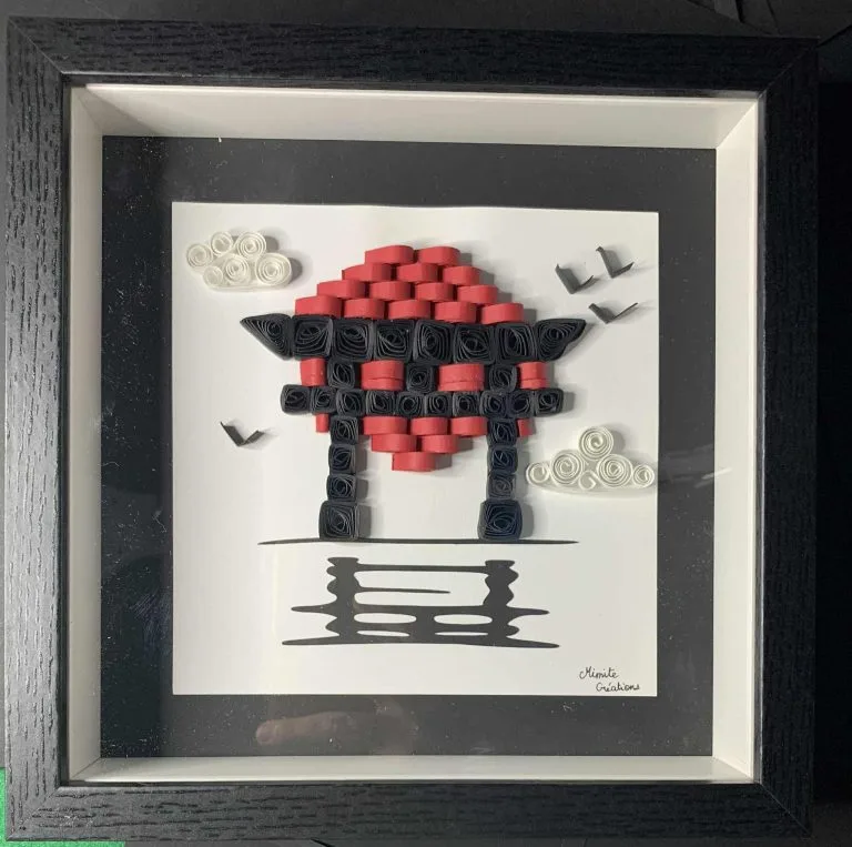 Kit DIY creation en quilling  Japon torii