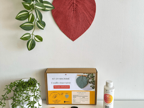 Feuille macramé