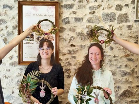 Atelier couronne de fleurs séchées