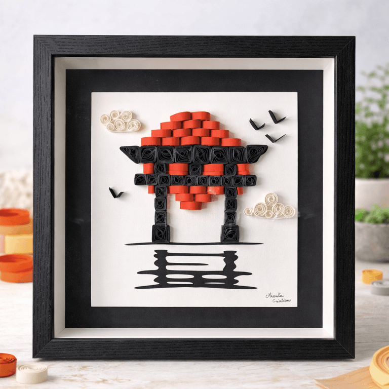 Kit DIY creation en quilling  Japon torii
