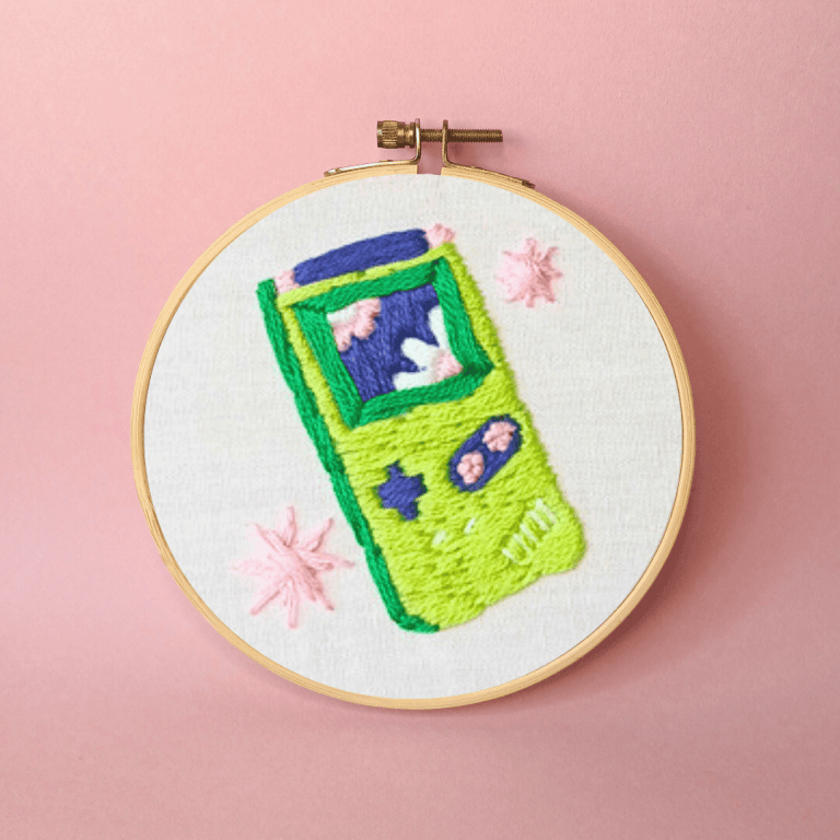 Kit de broderie Game Girl by Limistic