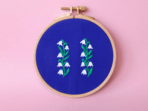 Kit de broderie Muguet by Camille Cauvez