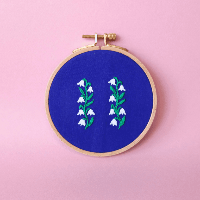 Kit de broderie Muguet by Camille Cauvez