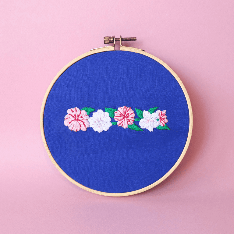 Kit de broderie Sakura Bloom by Camille Cauvez