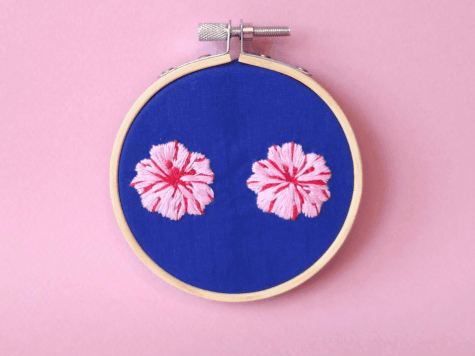 Kit de broderie Sakura by Camille Cauvez