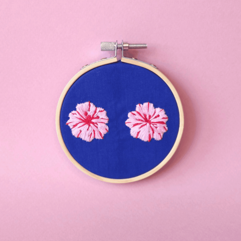 Kit de broderie Sakura by Camille Cauvez