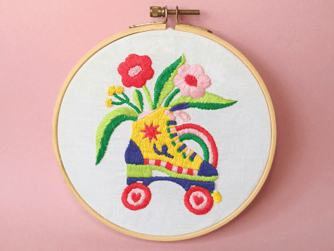 Kit de broderie Roller Flower by Limistic